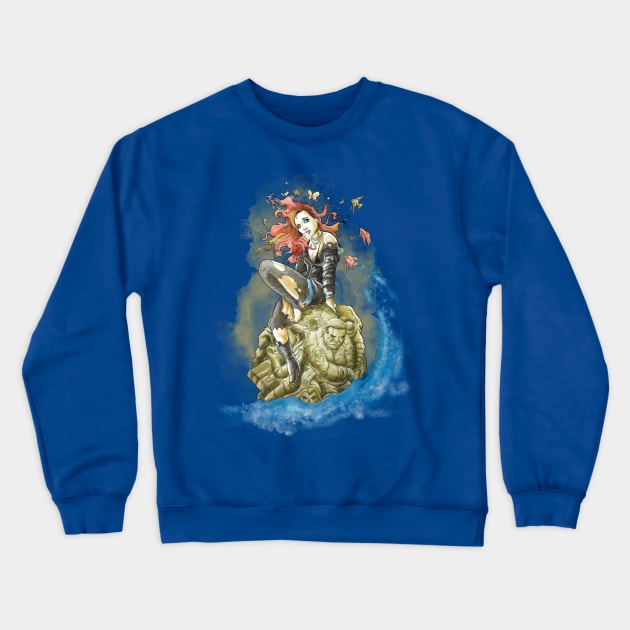 Delirium Crewneck Sweatshirt by saqman